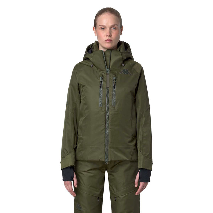 Manteau 6Cento 604R Vert Femme 1