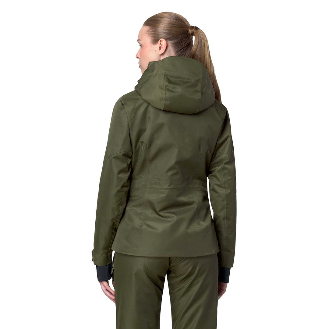 Manteau 6Cento 604R Vert Femme main
