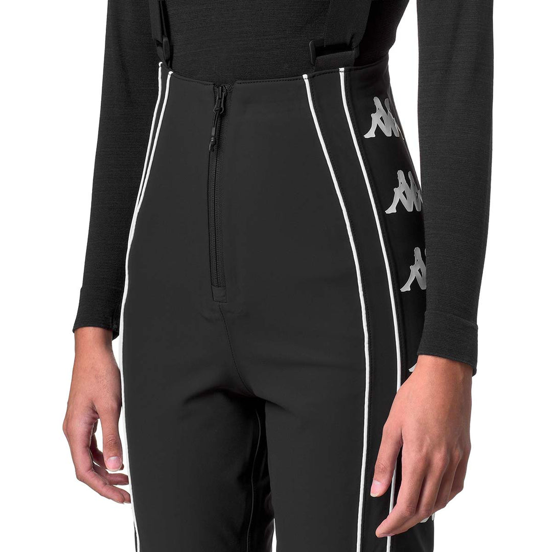 Pantalon 6Cento 685 222 Banda Noir Femme main