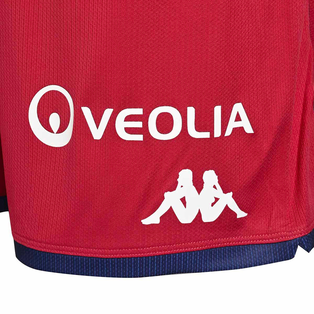 Short Kombat Ryder Home Clermont Foot 63 25/26 Rouge Homme