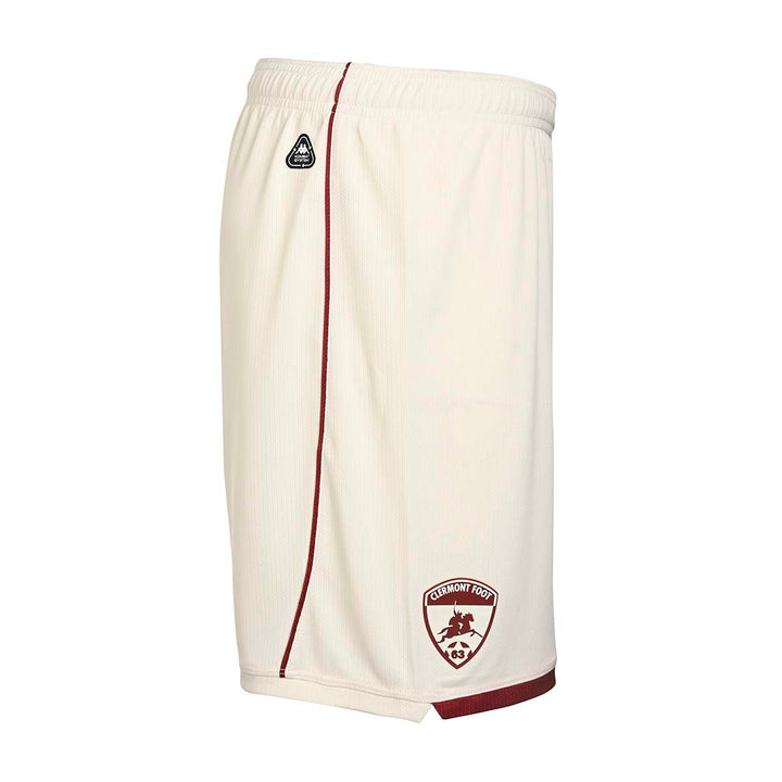 Short Kombat Ryder Away Clermont Foot 63 25/26 Blanc Homme 2
