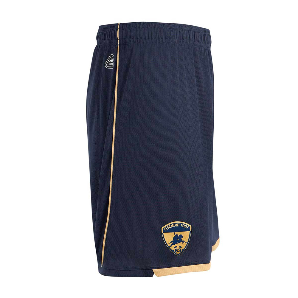 Short Kombat Ryder Third Clermont Foot 63 25/26 Bleu Homme 02