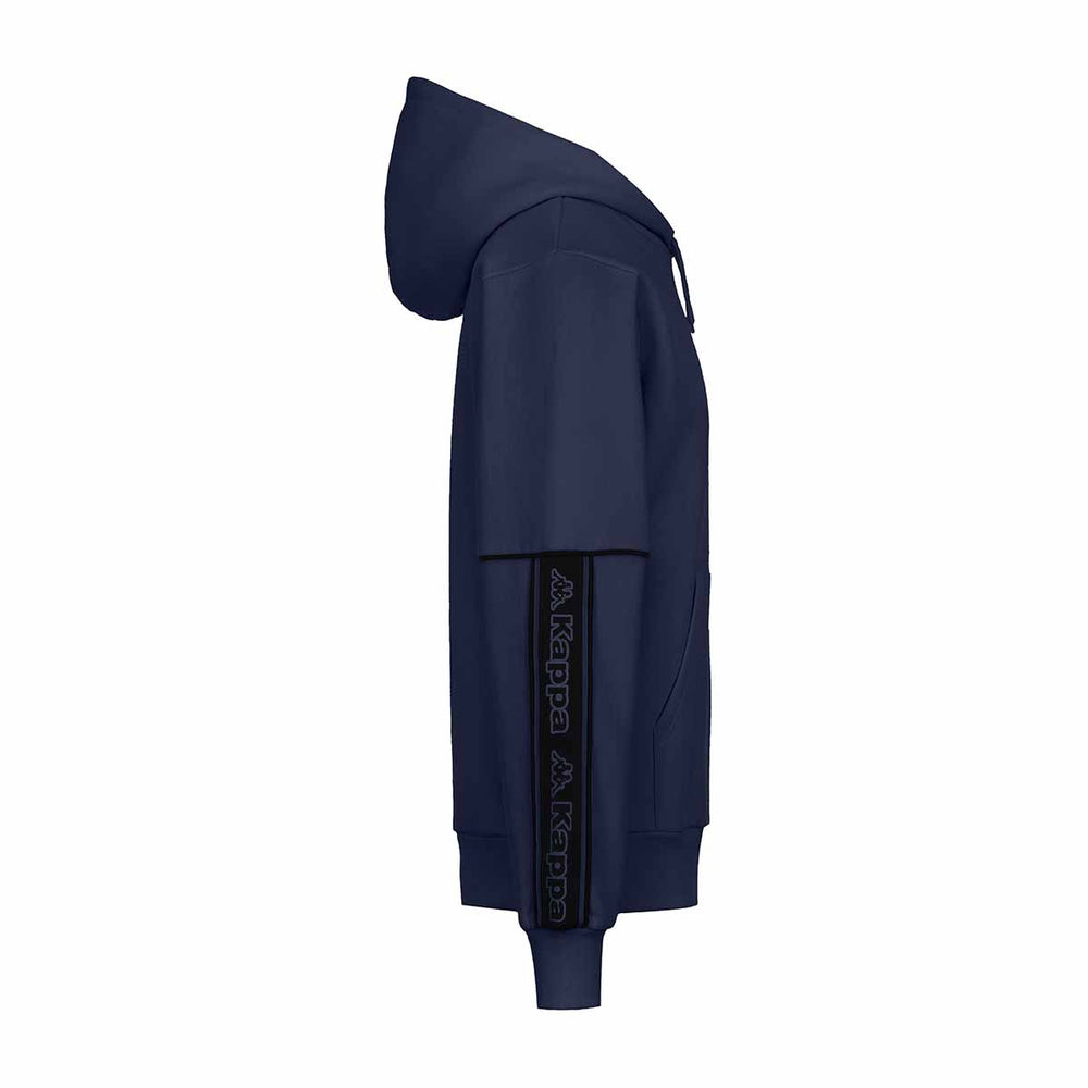 Hoodie Tape Iackson Bleu Homme 02