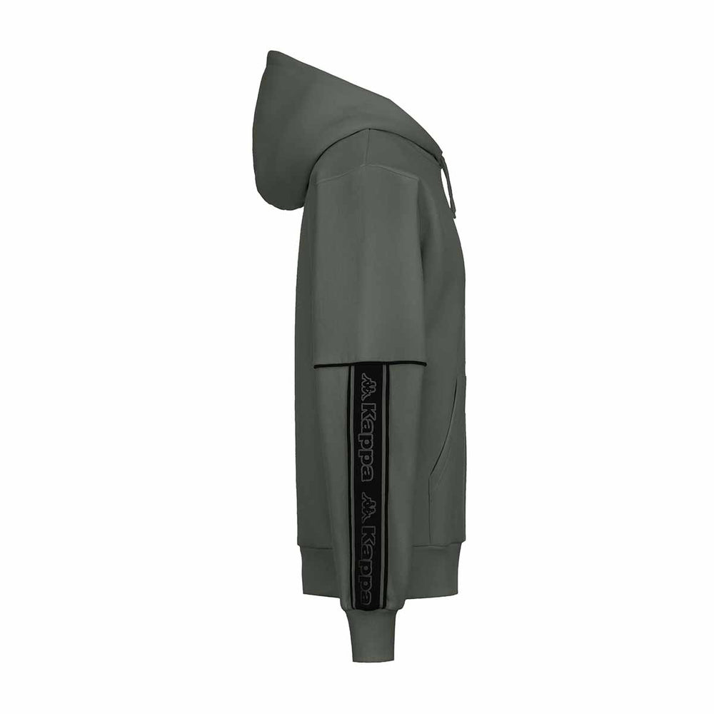 Hoodie Tape Iackson Vert Homme 02