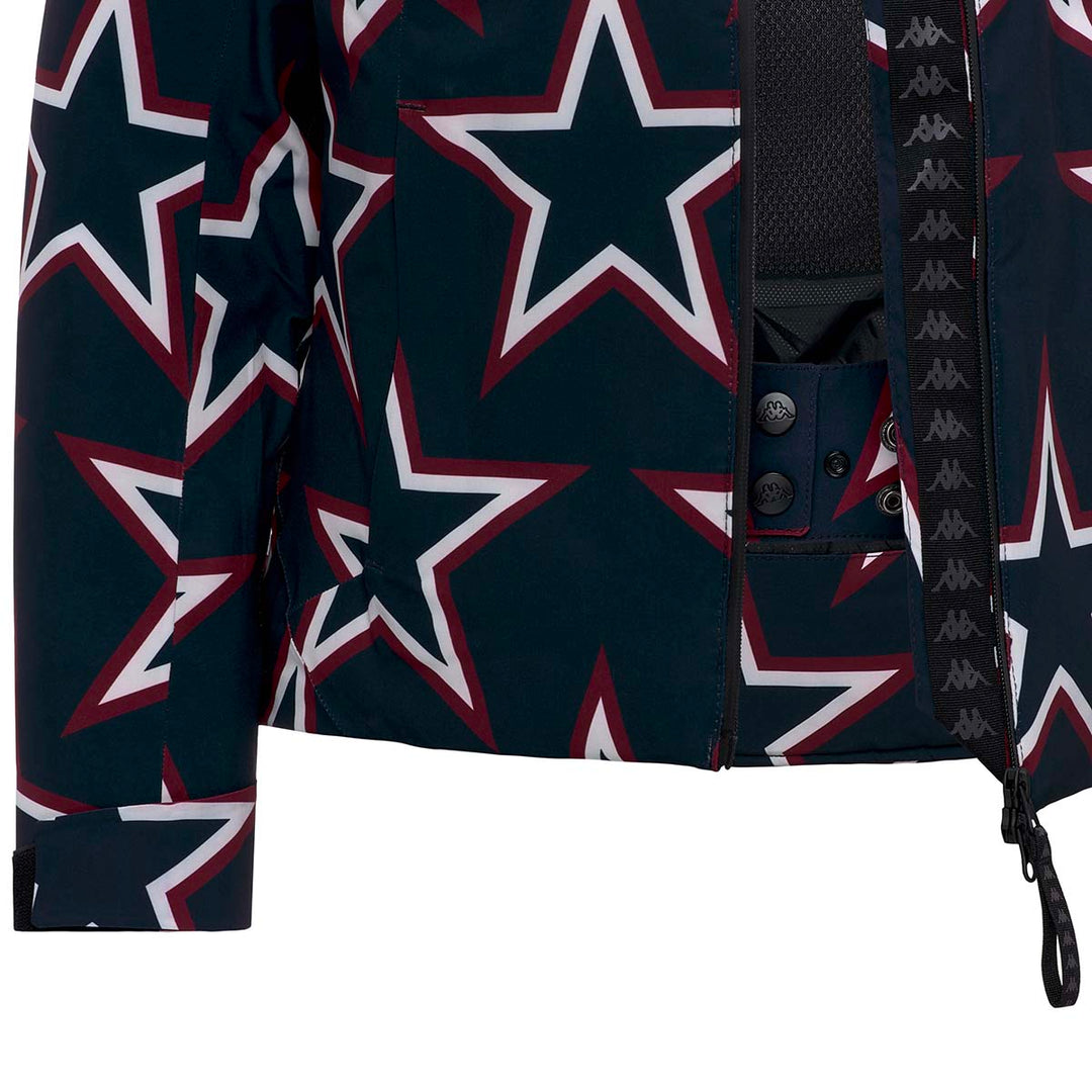 Manteau 8Cento 810G US Ski Team Bleu Femme main