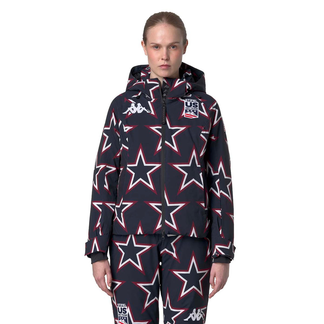 Manteau 8Cento 810G US Ski Team Bleu Femme 00