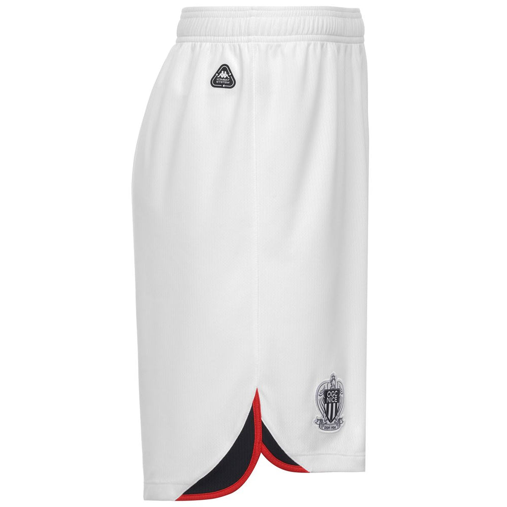 Short Kombat Ryder Away OGC Nice 26/27 Blanc Enfant 02