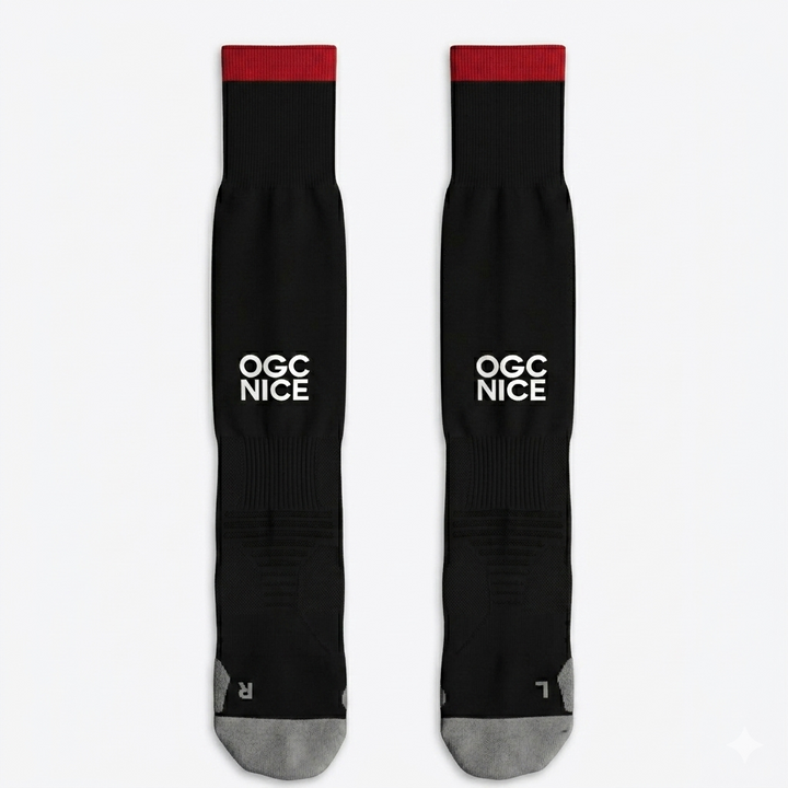 Chaussettes Kombat Spark Pro 2 Home OGC Nice 26/27 Rouge 1
