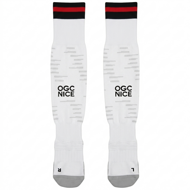 Chaussettes Kombat Spark Pro 2 Away OGC Nice 26/27 Blanc 1