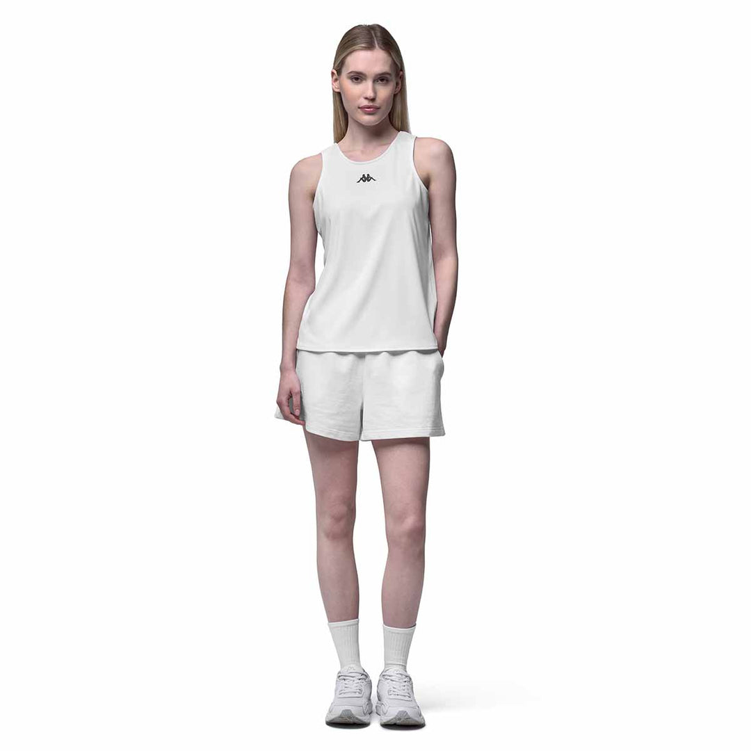 Short Iabeja Blanc Femme main