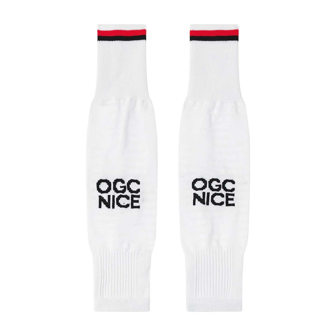 Chaussettes Kombat Spolf Pro Home OGC Nice 25/26 Blanc 00