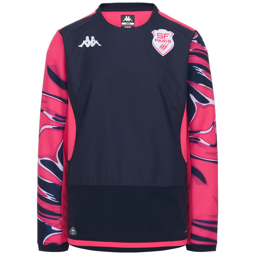 Sweatshirt Mizanopre Pro 2 Stade Français Paris 26/27 Bleu Homme 00