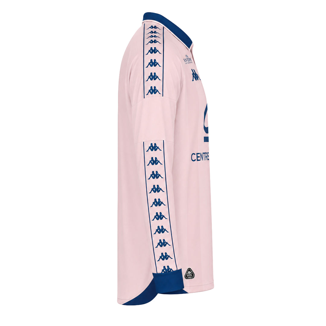 Maillot ML 222 Banda Kombat Away Clermont Foot 63 26/27 Rose Enfant main