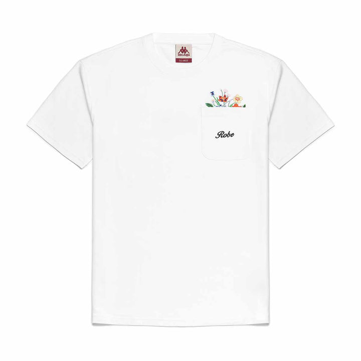 T-Shirt Yaap Robe Di Kappa Blanc Unisexe