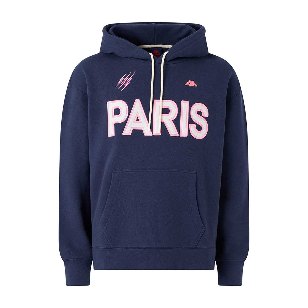 Hoodie Amable Stade Francais Paris 25/26 Bleu Homme main