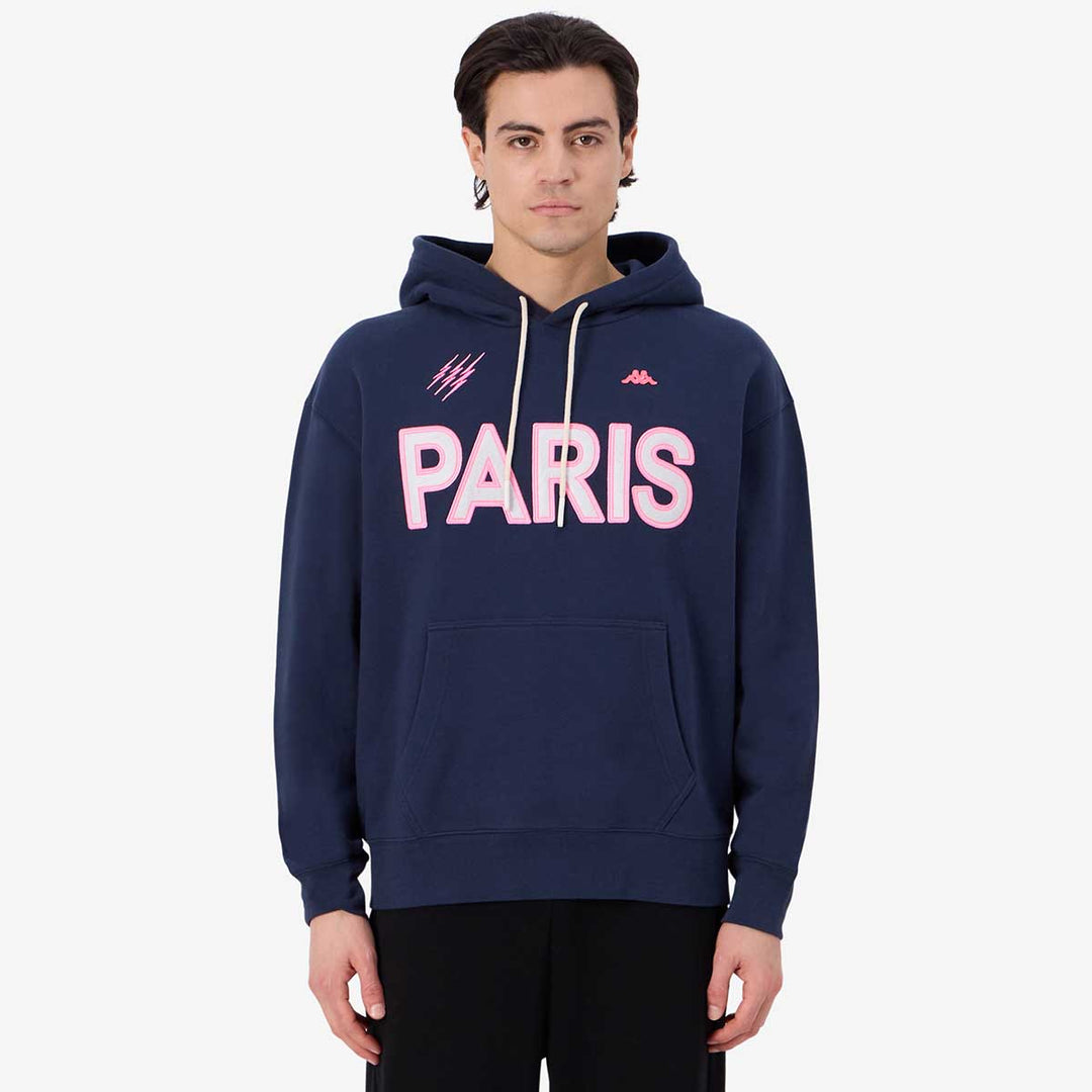 Hoodie Amable Stade Francais Paris 25/26 Bleu Homme 00