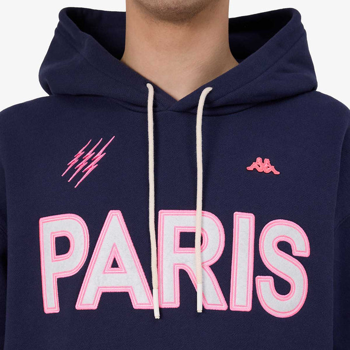 Hoodie Amable Stade Francais Paris 25/26 Bleu Homme 3