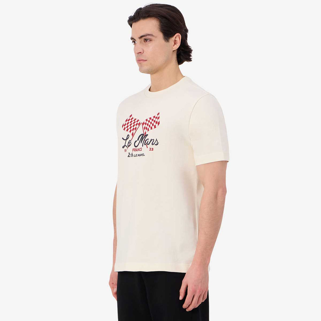T-Shirt Robe Giovani Dieter 24H Le Mans 2025 Beige Unisexe main