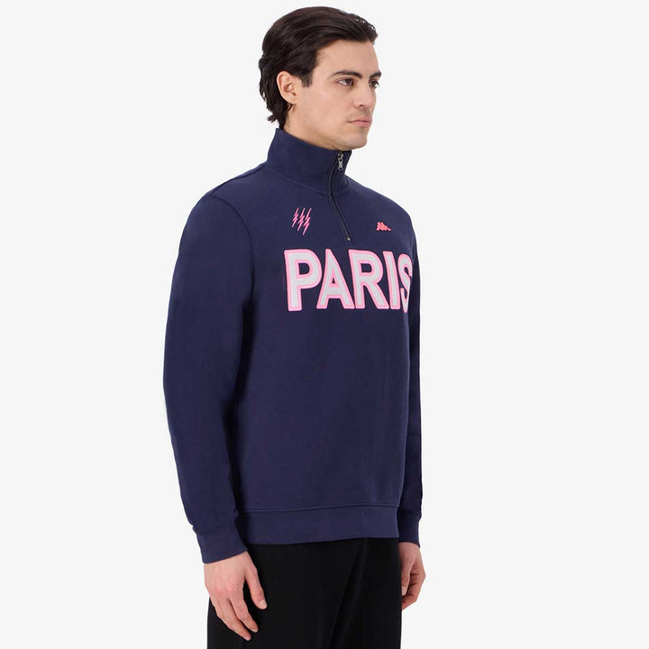 Sweatshirt Zizou Stade Francais Paris 25/26 Bleu Homme 4
