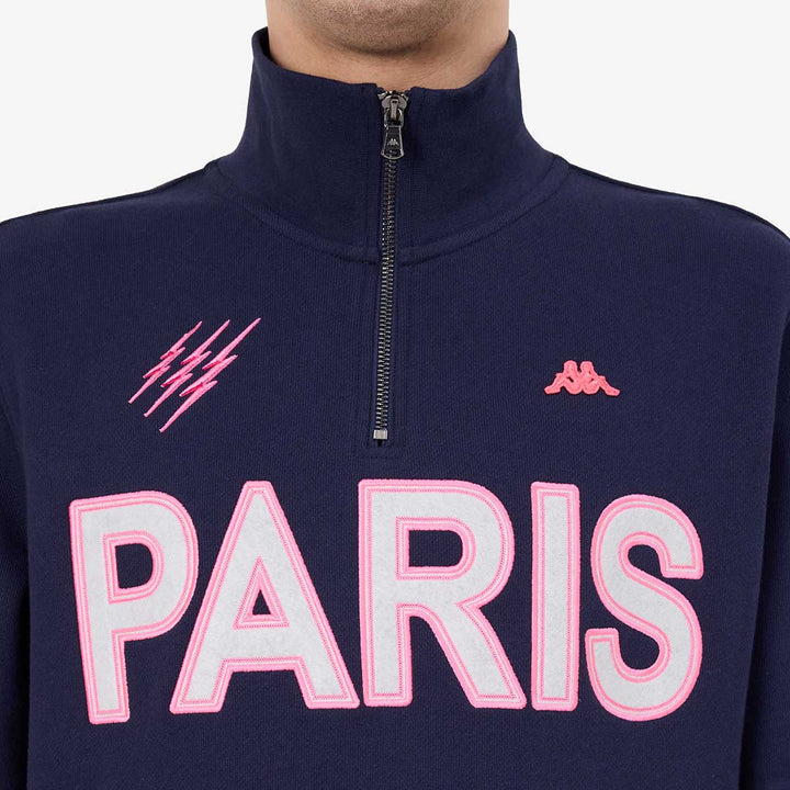 Sweatshirt Zizou Stade Francais Paris 25/26 Bleu Homme 3