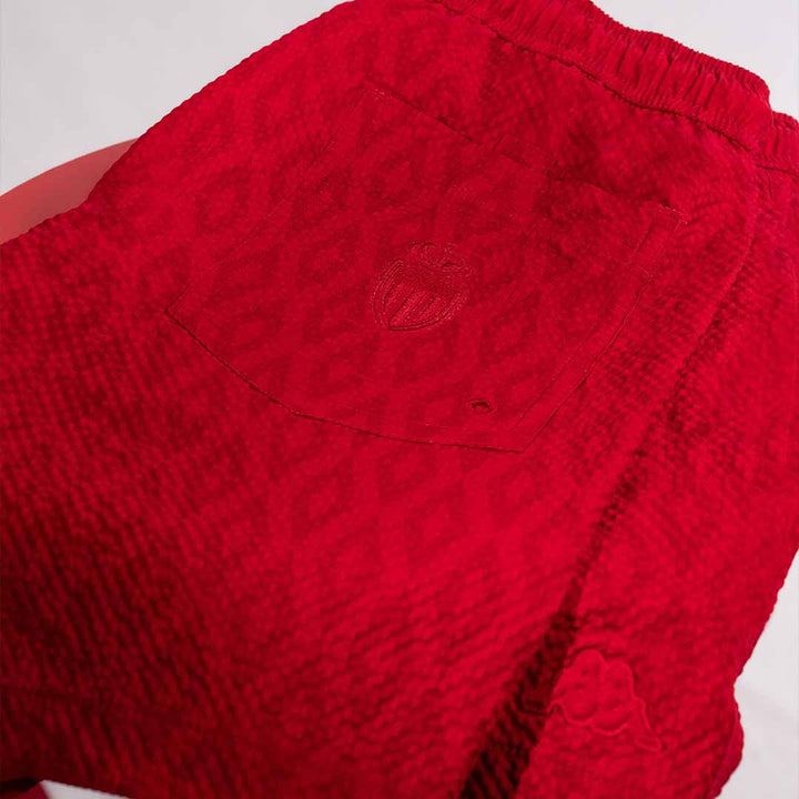 Short De Bain Cultor Robe di Kappa - AS Monaco 2024 Rouge Homme