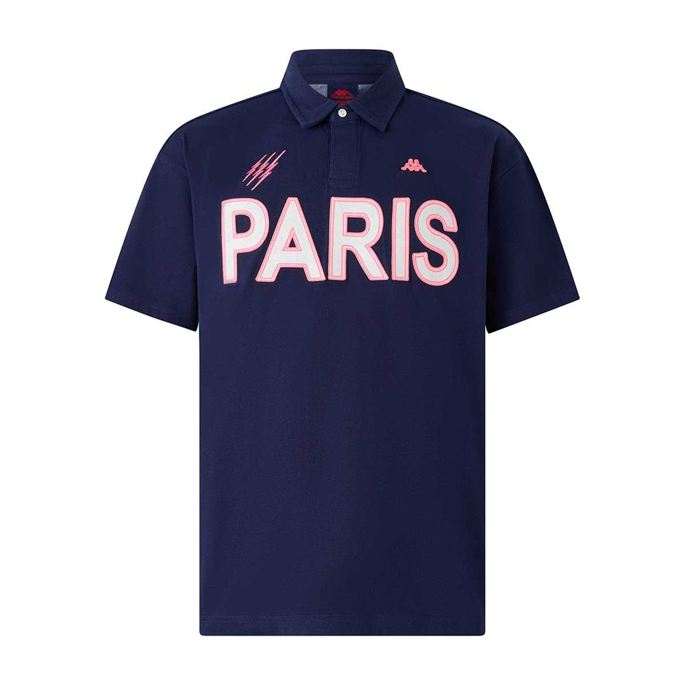 Polo Albine Stade Francais Paris 25/26 Bleu Homme 02