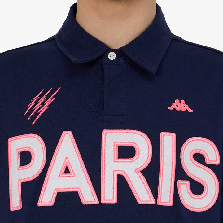 Polo Albine Stade Francais Paris 25/26 Bleu Homme 3