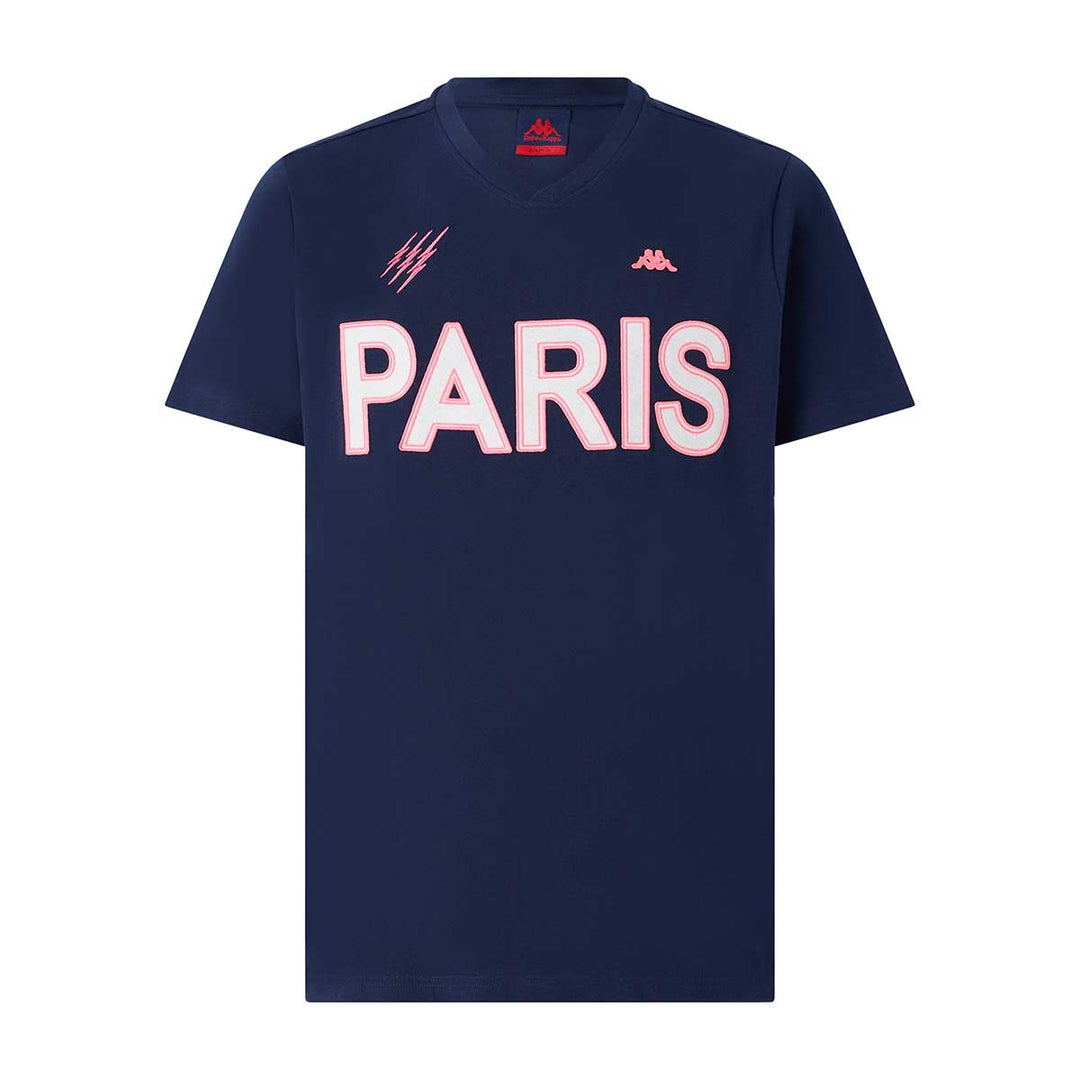 T-Shirt Aude Stade Francais Paris 25/26 Bleu Homme main