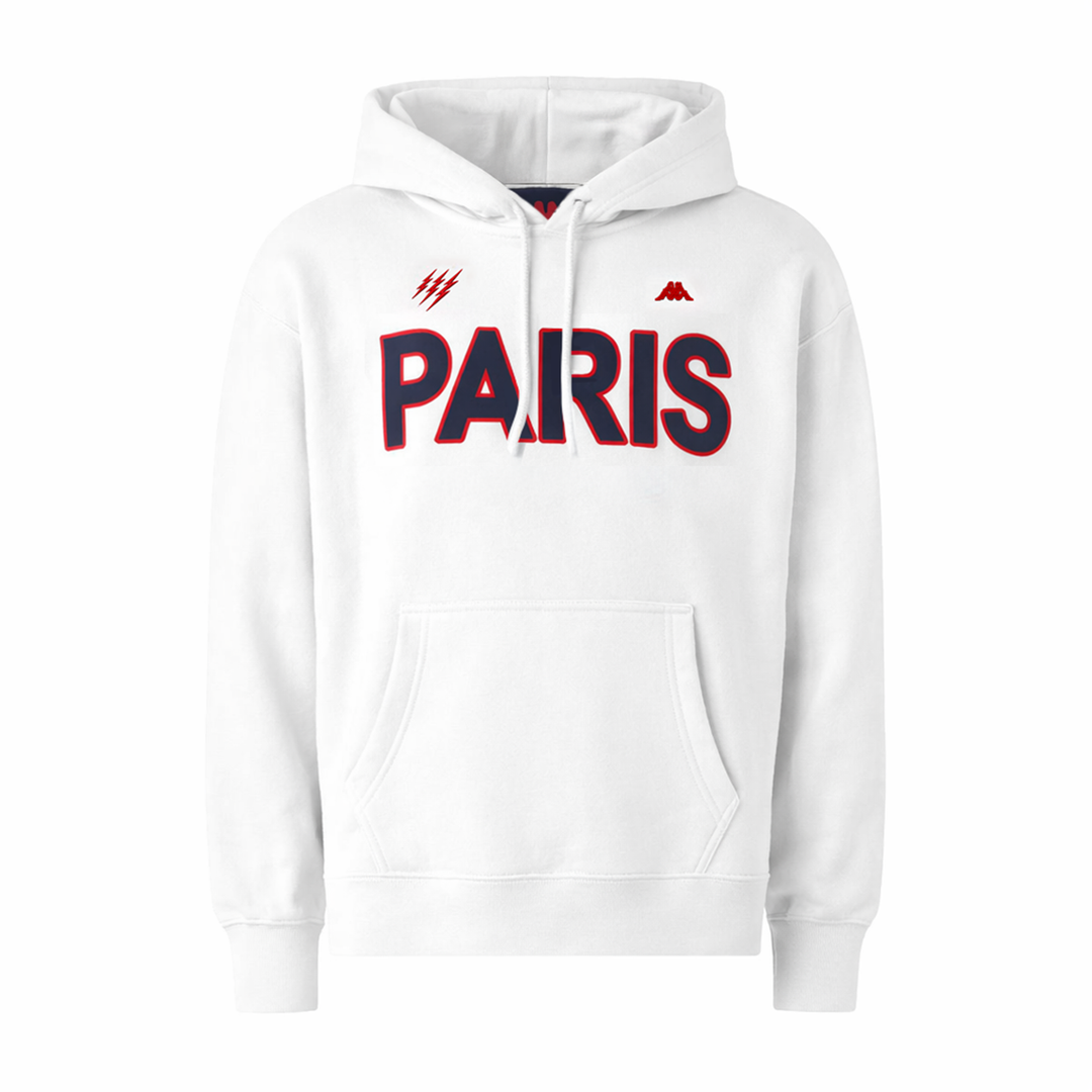 Hoodie Amable Stade Francais Paris 25/26 Blanc Homme main
