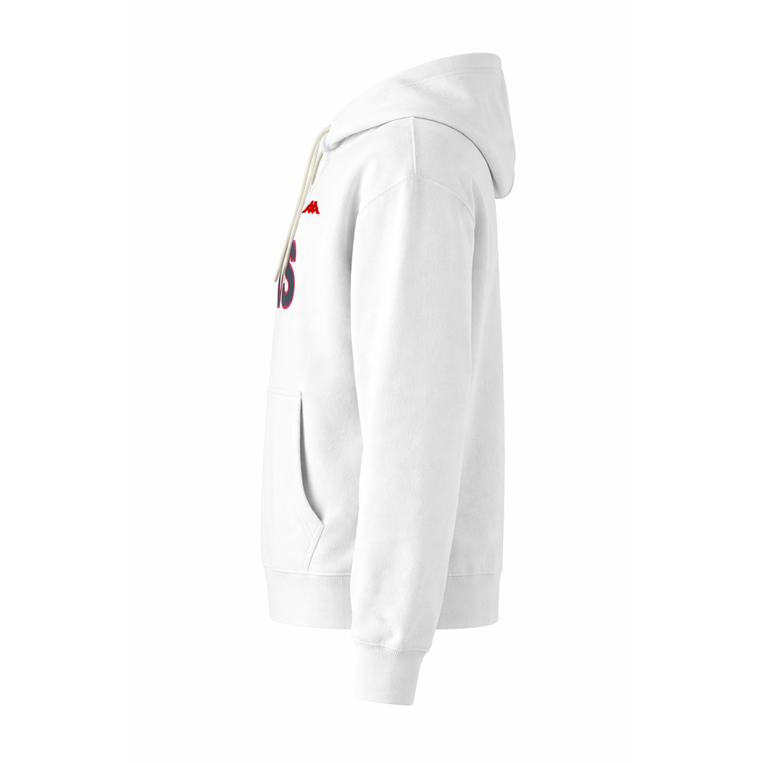 Hoodie Amable Stade Francais Paris 25/26 Blanc Homme main