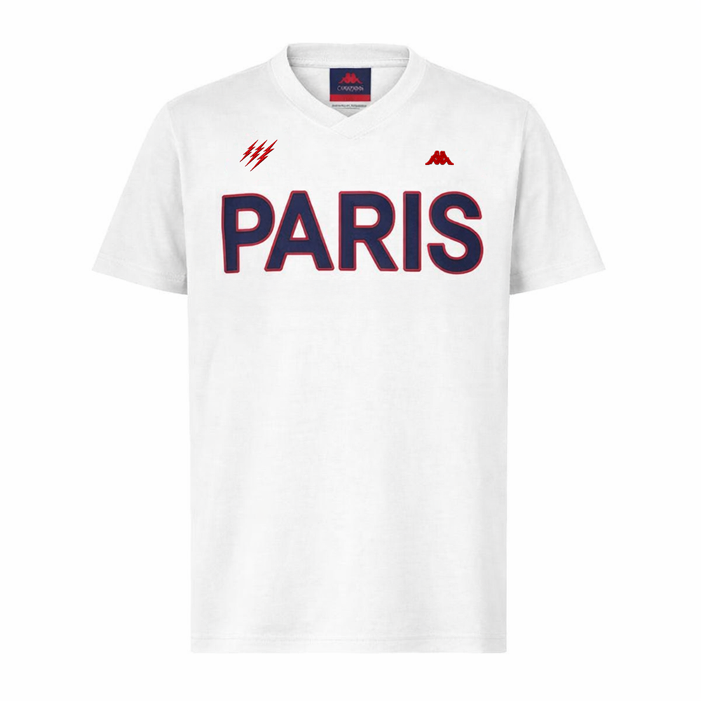 T-Shirt Aude Stade Francais Paris 25/26 Blanc Homme 02