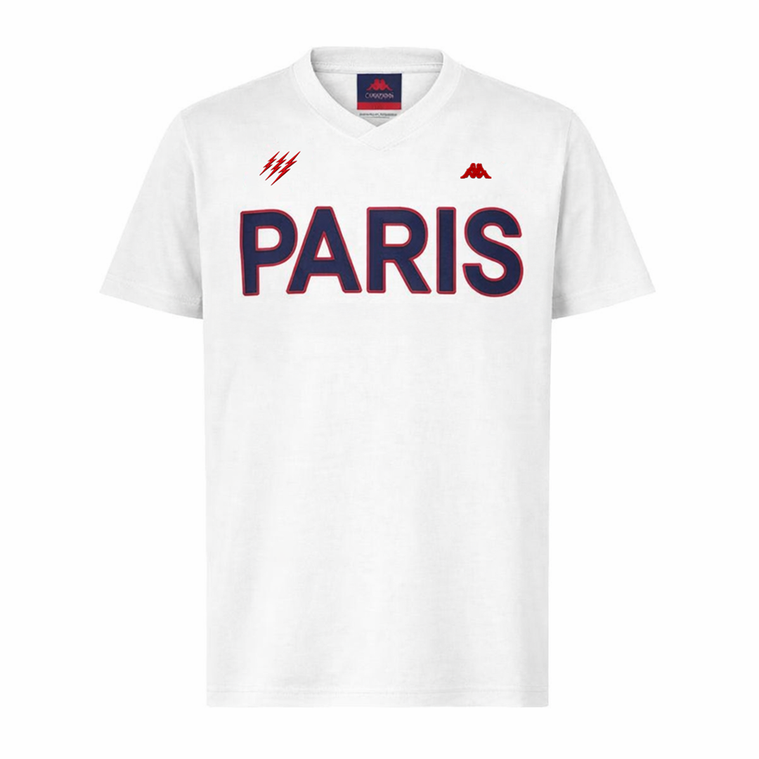 T-Shirt Aude Stade Francais Paris 25/26 Blanc Homme main