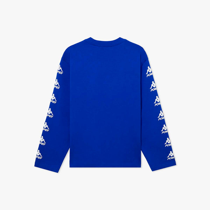 Sweatshirt Authentic Valer Pompeii X Deportivo Bleu Unisexe 8