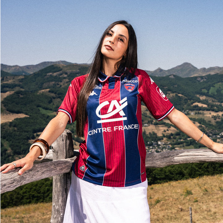 Maillot Kombat Home Clermont Foot 63 26/27 Rouge Homme 3