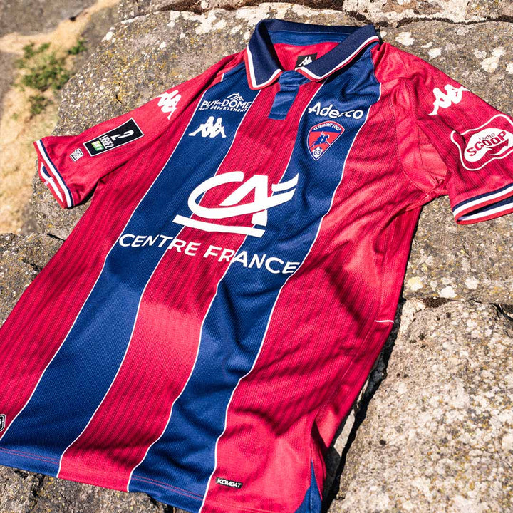 Maillot Kombat Home Clermont Foot 63 26/27 Rouge Homme 6