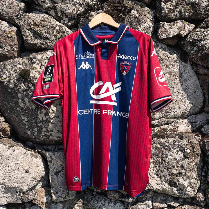Maillot Kombat Home Clermont Foot 63 26/27 Rouge Homme 4