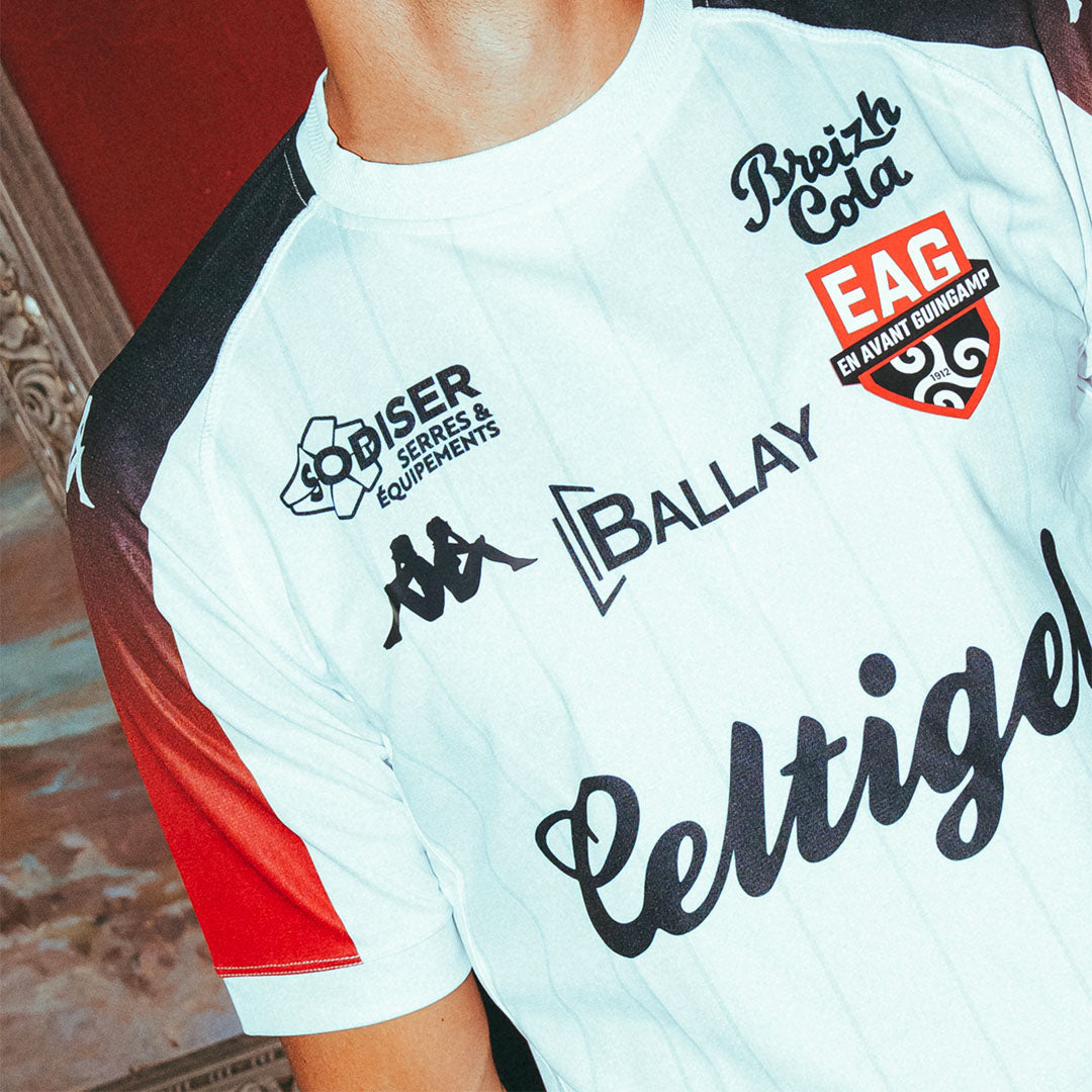 Maillot Meerolo Away EA Guingamp 26/27 Blanc Homme main
