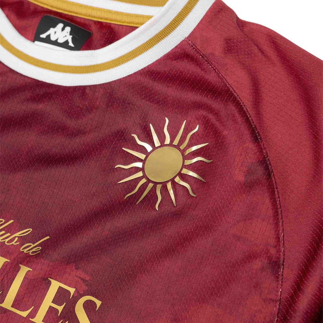 Maillot Kombat Third FC Versailles 26/27 Rouge Enfant main