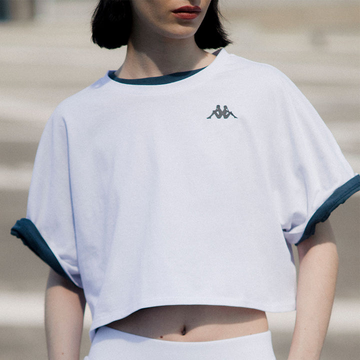 T-Shirt Icropa Blanc Femme 1