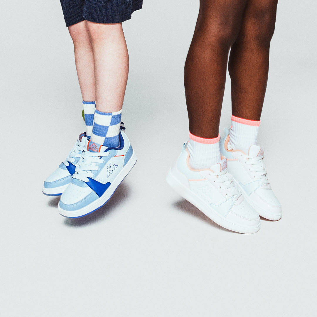 Baskets Shay Bleu Enfant main