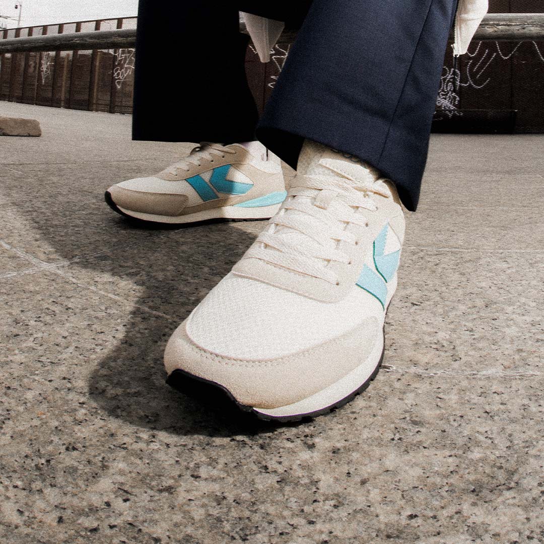 Baskets Martin Bleu Homme main