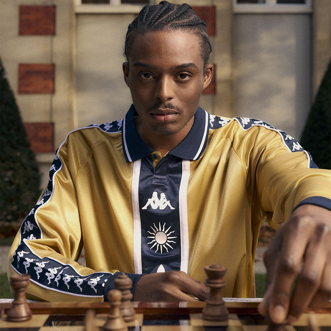 Maillot ML 222 Banda Kombat L'Audacieux FC Versailles 25/26 Jaune Homme main