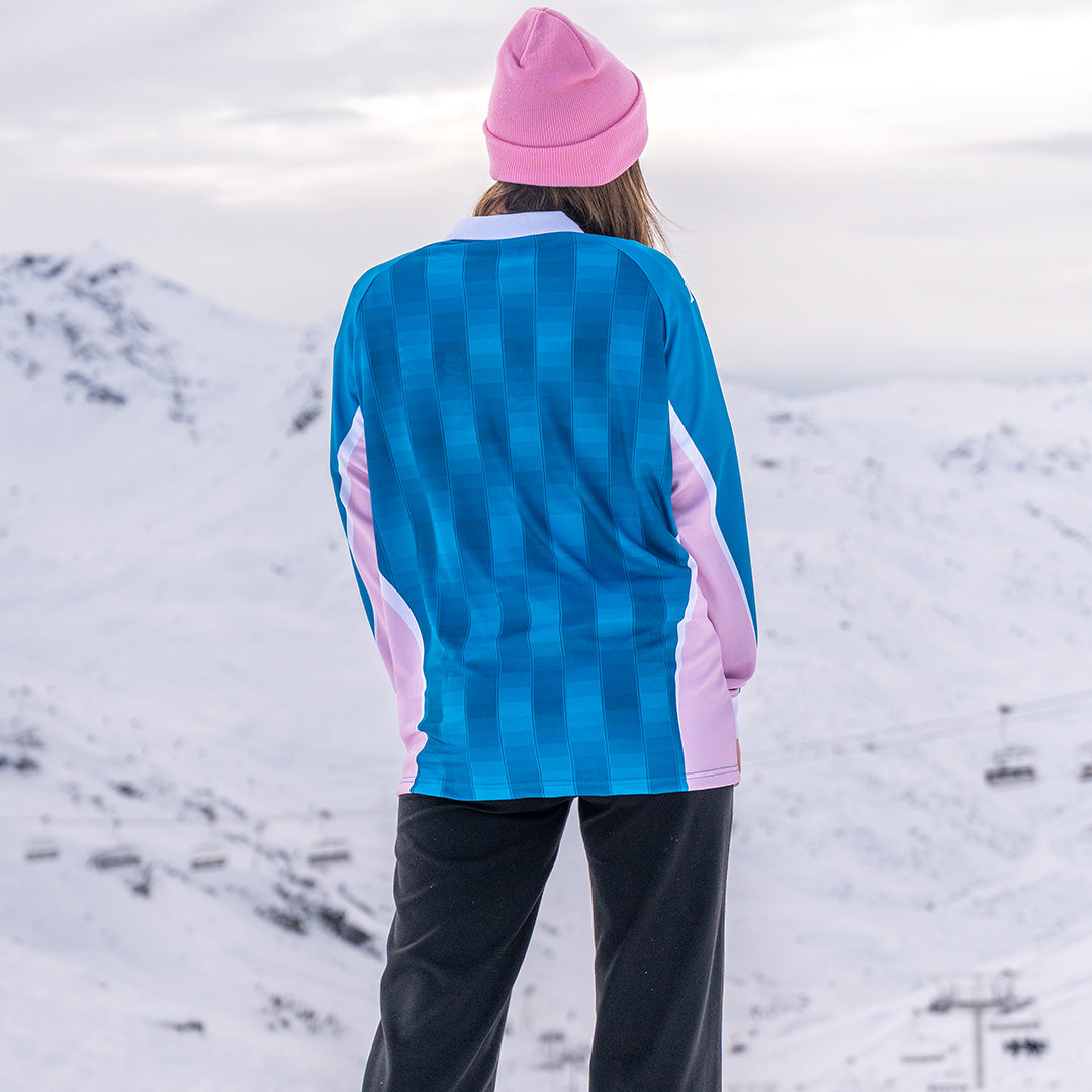 Maillot ML Claro Folie Douce Val Thorens 2025 Bleu Unisexe main