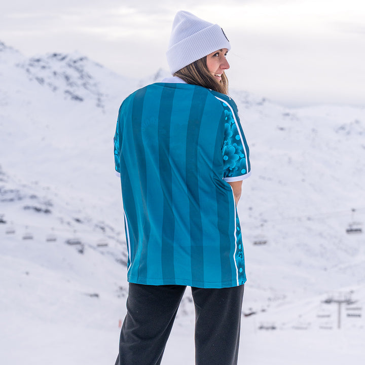 Maillot Claro Fleurs Folie Douce Val Thorens 2025 Vert Unisexe 5