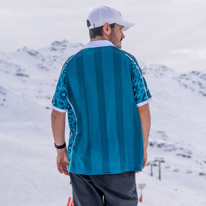 Maillot Claro Fleurs Folie Douce Val Thorens 2025 Vert Unisexe 4