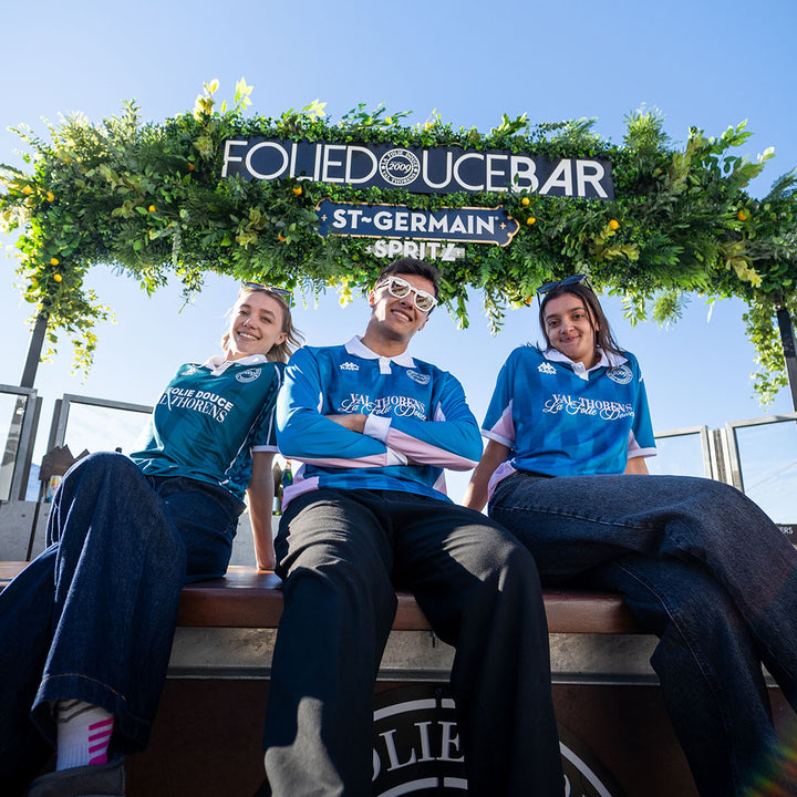 Maillot Claro Folie Douce Val Thorens 2025 Bleu Unisexe 3