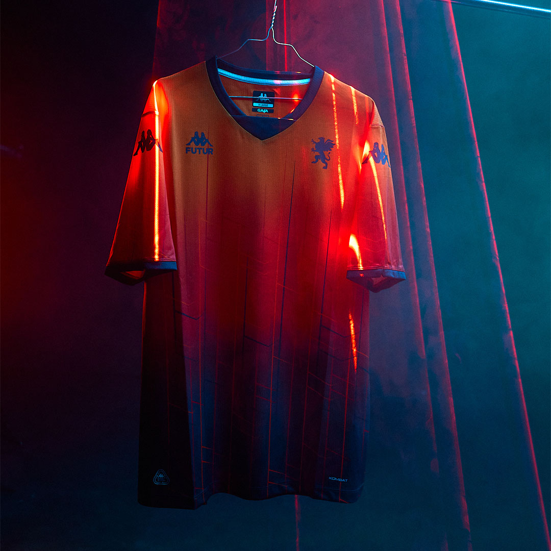 Maillot Kombat Fourth Genoa CFC 25/26 Orange Homme main