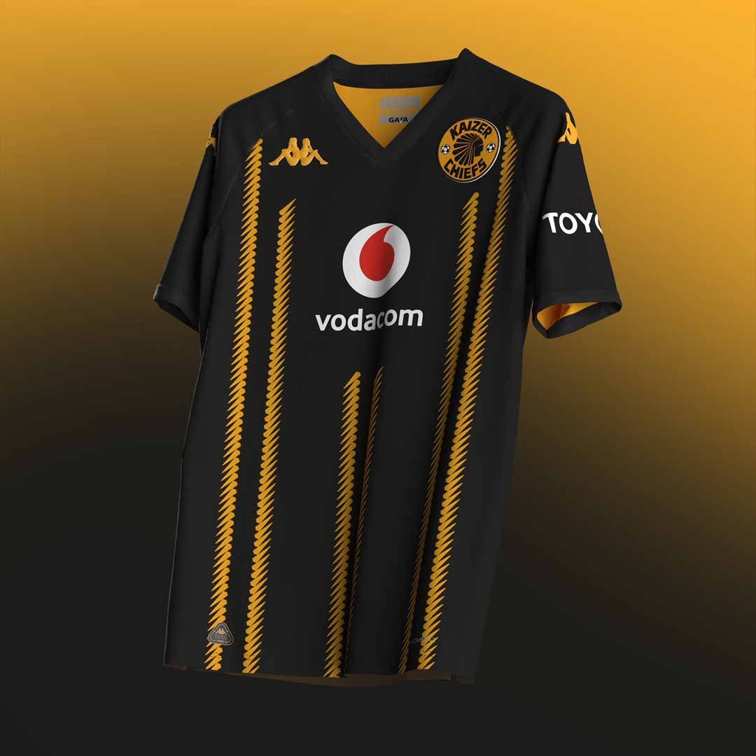 Maillot Kombat Away Kaizer Chiefs 24/25 Noir Homme