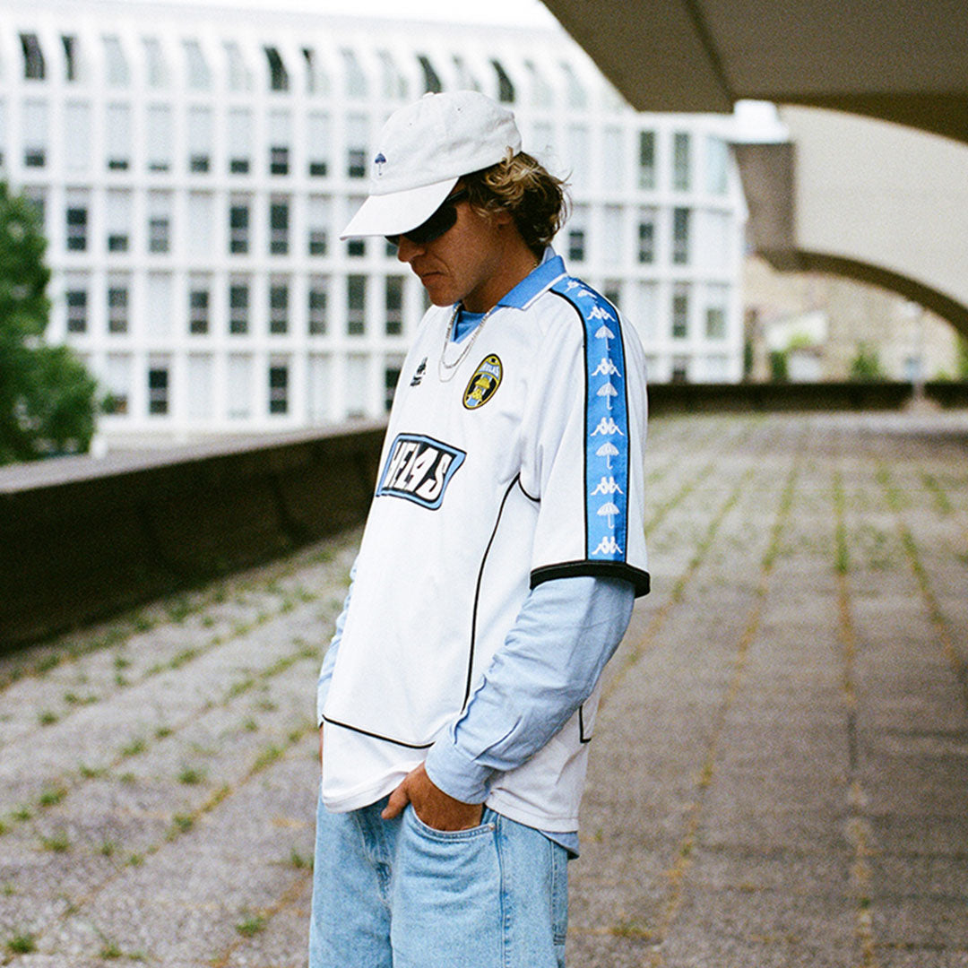 Maillot Garron Hélas Blanc Unisexe main