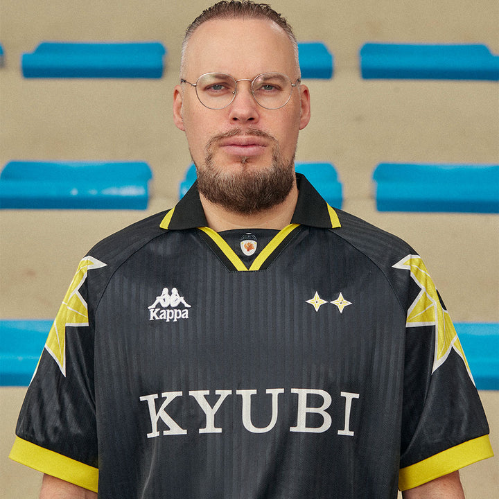 Maillot Authentic Kyubi Kappa X Naruto X Courir Noir Unisexe 6